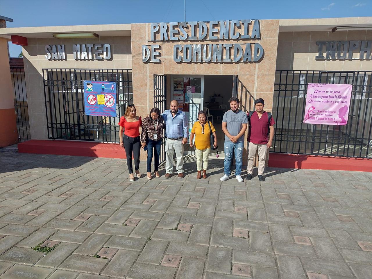 Inicia remodelación de presidencia de comunidad de San Mateo Inophil, Tzompantepec